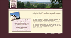 Desktop Screenshot of gasthaus-kreuzmair.de
